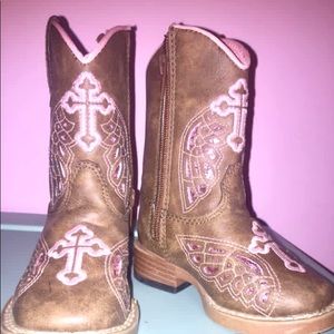 Infant size 4 cowgirl boots